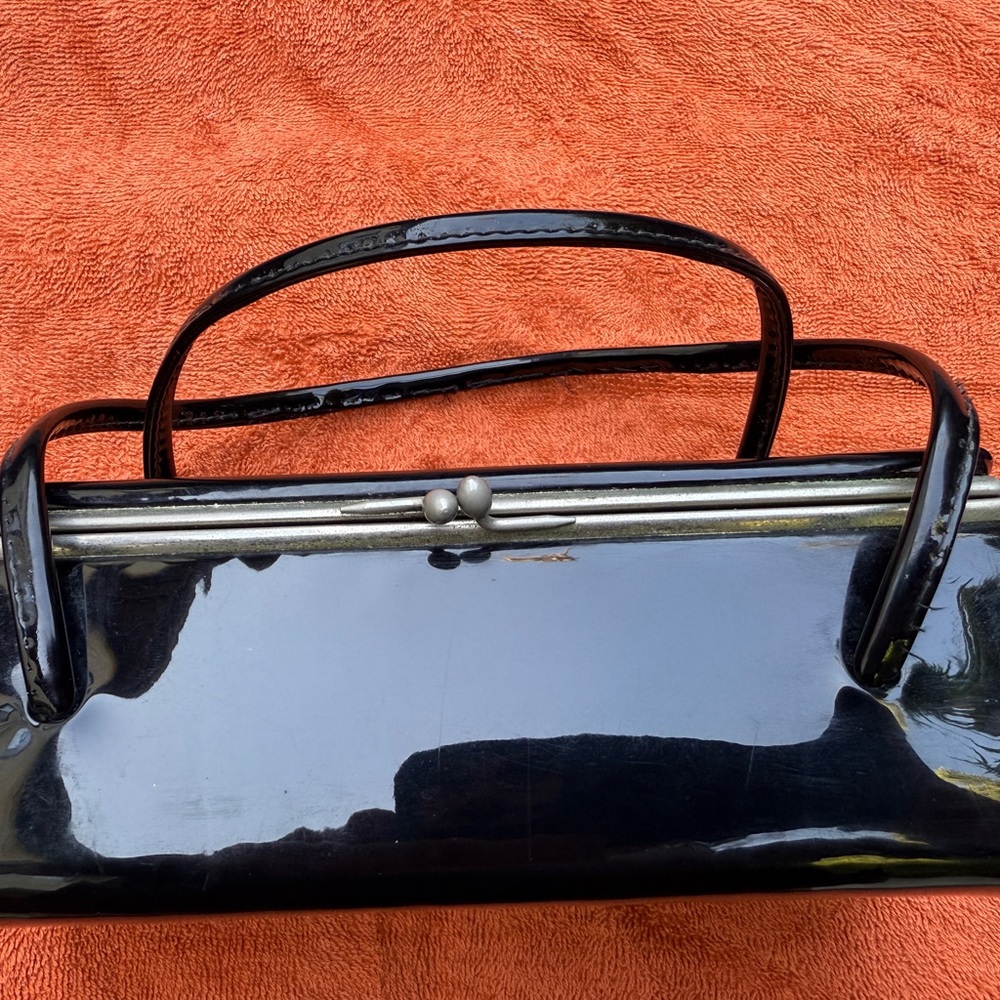 Vintage 1950’s-1960’s Elegant Black Handbag